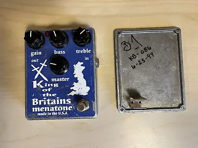 Menatone King Of The Britains Distortion Pedal 4 Knob Early • $499.99