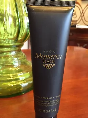 Avon Mesmerize Black Aftershave Lotion Conditioner Discontinued Stock • $12.99