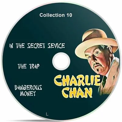 Charlie Chan Collection (10). 3 Public Domain Films On A DVD Free Post. • £3.75