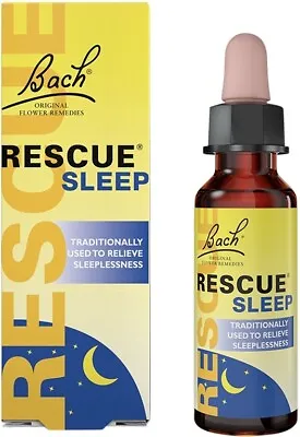 Bach Original Flower Remedies Rescue Sleep Drops 10ml • $36.62