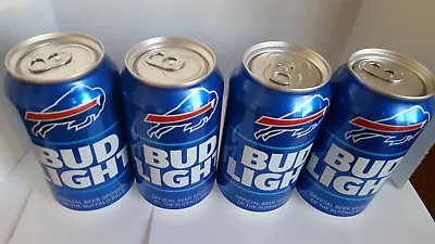 $4.99 • Buy Bud Light   Buffalo Bills   Four  (4)   12oz Cans   Empty Bottom Open