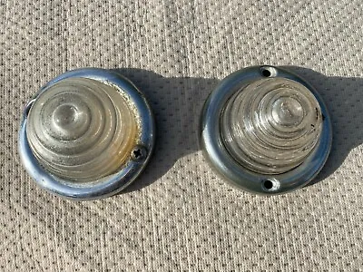 Pair Early Style Clear Indicator Lights Fits Mercedes W121 W120 190SL Ponton • $190