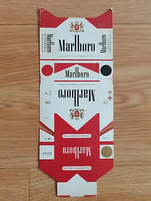 Opened Empty Cigarette Hard Pack--84 Mm-Germany-Marlboro • $1.90