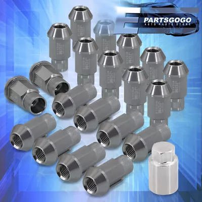 For Toyota 12MMx1.5 Truck SUV Exterior 20 Piece Wheel Lug Nuts Kit Gray +Adapter • $16.99