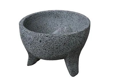 Big Molcajete 12 Inches Made Of Volcanic Stone 1 Gal Mexican Mortar And Pestle • $240