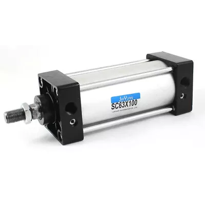 63mm Bore 100mm Stroke Tie Rod Pneumatic Air Cylinder • $53.48