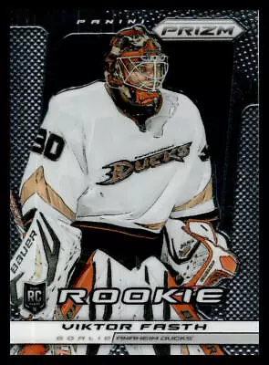 2013 Panini Prizm Viktor Fasth Rookie #205 Anaheim Ducks • $2.99