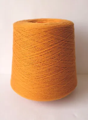 Todd & Duncan Lamaine Geelong Lambswool Knitting Yarn Caper Orange • £30