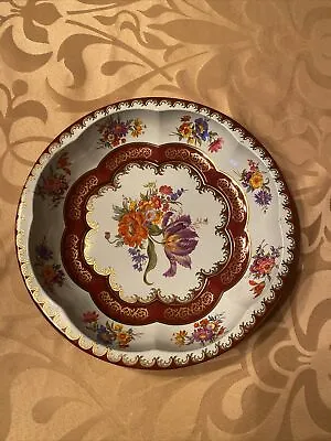 Vintage 1971 Daher Decorated Ware Tin Plate Bowl Made In England • $12