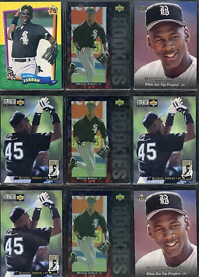 9 Lot 1994 Upper Deck Star Rookie Michael Jordan #19 Rc Fun Pack Class Whitesox • $3.45