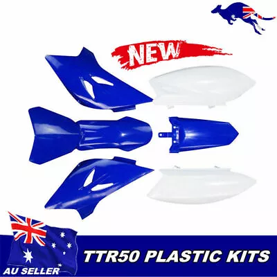 $53.95 • Buy Blue TTR50 Fender Plastics Fairing Kit For Yamaha TTR 50 TTR50 50cc Dirt Bike