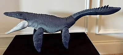 JURASSIC WORLD: Super Colossal Mosasaurus  Toy Dinosaur 29” Long • $20