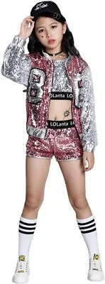 LOLANTA 4Pcs Girls Sequins Dance Costume 13/14 Years Brand New In Sealed Pack • £10
