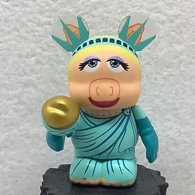 Disney Vinylmation Muppets Series 3 Miss Piggy Statue Of Liberty 3” Figure VGC • $24.95