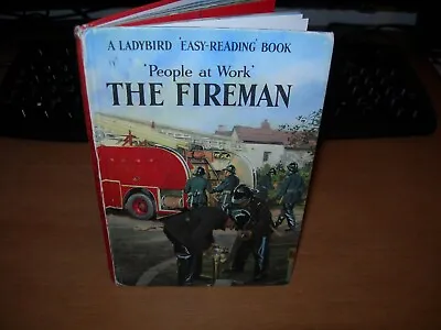 LADYBIRD PEOPLE AT WORK BOOK   THE FIREMAN    1960's Good Condition • £2.99