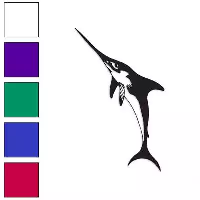 Swordfish Marlin Fish Vinyl Decal Sticker Multiple Colors & Sizes #3728 • $3.22