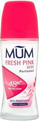 £6.78 • Buy 3 Packs - Mum Deodorant Roll On Fresh Pink Anti-Perspirant 50 ML