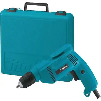 Makita 3/8 In. 4.9-Amp Keyless Electric Drill With Case 6408K Makita 6408K • $119.56