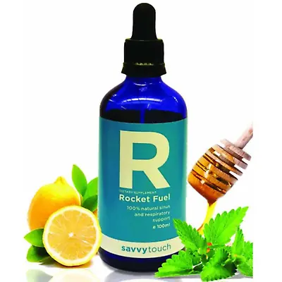 Savvy Touch Rocket Fuel Sinus Relief Vapour Drops Nasal Congestion Manuka Honey • £47.99