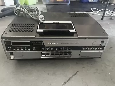 Sanyo Betamax Betacord Video Cassette Recorder VTC-9300PN - Parts/repair Tested • $55