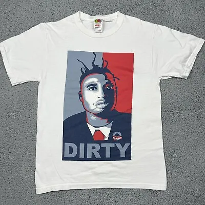 Ol Dirty Bastard T-Shirt Mens Small 2000s Hip Hop Wu Tang Obama Russell Jones • £12.04