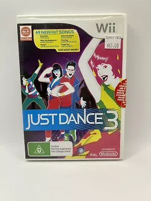 Just Dance 3 (Nintendo Wii 2009) Very Good Condition Region PAL • $11.02