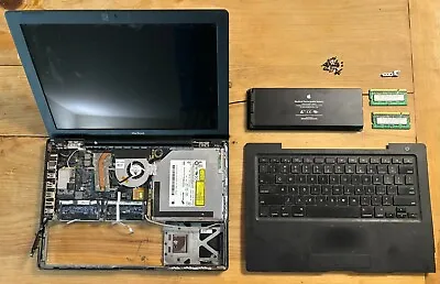 Disassembled 2008 Apple Macbook 13  Black (all Parts Except Hard Drive) • $39