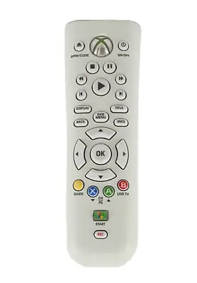 Genuine Official Authentic Xbox 360 DVD Remote (White) • $13.50