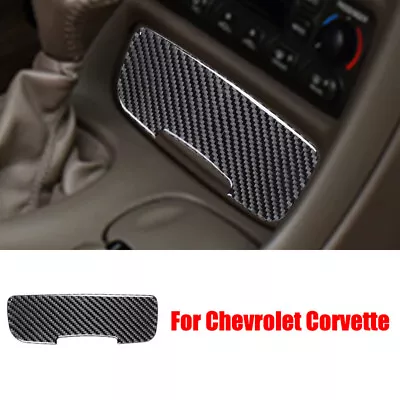 Carbon Fiber Car Interior Power Outlet Trim For Chevrolet Corvette C5 1998-2004 • $23.50