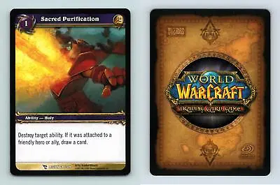 Sacred Purification #64/319 March Of The Legion Common Warcraft 2007 TCG Card • $2.09