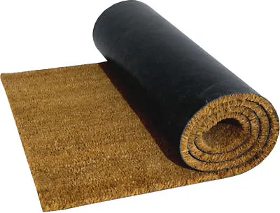 Heavy Duty Natural Coconut Coir Door Mat Entrance Mat 2mx1mx15mm • £45