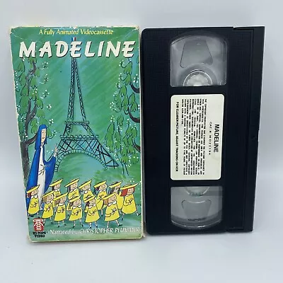 Vintage Madeline VHS 1993 Narrated By Christopher Plummer Kids Animated Series  • $3.45