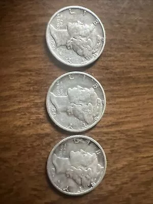 1945 PDS MERCURY SILVER DIME Set • $18