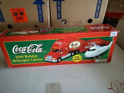 2000 Coca-Cola Holiday Helicopter Carrier Limited Edition New In Box • $51.39