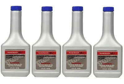 New Genuine Honda Acura Power Steering Fluid 12oz Set (x4) OE 082069002 • $25.74