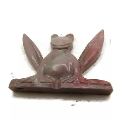 Vintage Frog Decoration Marbled Plastic Beautiful Design • $8.99