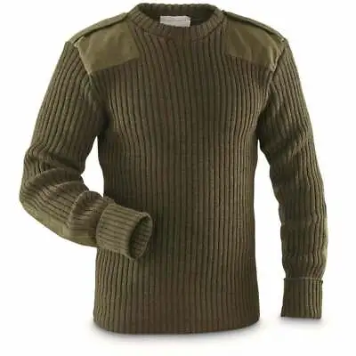 Army Military Combat Style Jumper Commando Wool Pullover Sweater Security NEW • £7.95