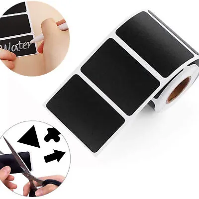 120pcs/roll Chalkboard Labels Reusable Stickers Storage Jars Labels Stickers • $9.21