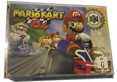 Mario Kart 64 BOXED CIB PAL - GOOD CONDITION • $199