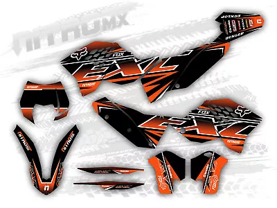 NitroMX Graphic Kit For KTM EXC EXC-F 125 250 300 450 530 2008 2009 2010 2011 • $252.89