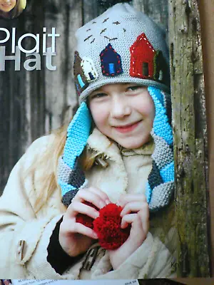 Children's Icelandic House Plait Hat Knitting Pattern • £2.95