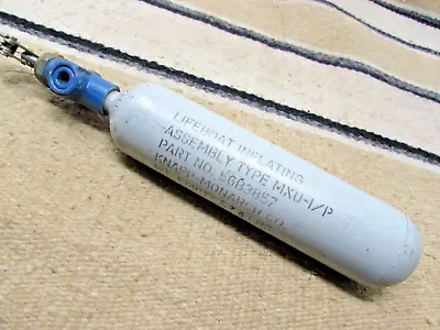 Empty US Military Lifeboat Inflating Assembly Type MXU-I/P Dated 1960 • $55