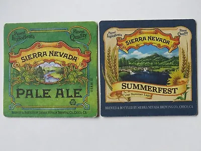 California Beer Coaster ~ SIERRA NEVADA Summerfest Crisp Summer Lager & Pale Ale • $16.57