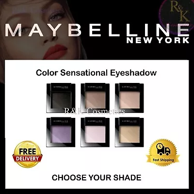 Maybelline Eyeshadow Color Sensational Mono Lightweight Powder Choose A Shade • £4.15