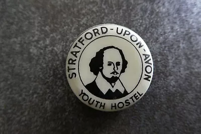 Stratford Upon Avon Youth Hostel YHA Pin Badge Button (L18B) • £4.99