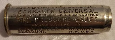 Vintage Schrader Universal Tire Pressure Gauge Son Inc Brooklyn NY • $11.99