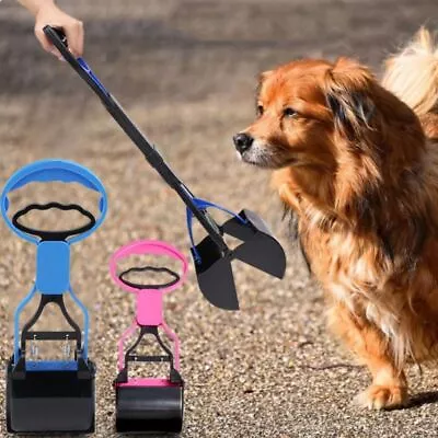 Comfortable Handle Pet Poop Scooper Plastic Animal Waste Shovel  Outdoor • $13.84