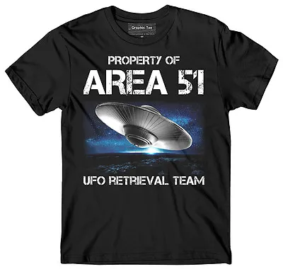 UFO T-shirt Glow In The Dark Area 51 T-shirtSpaceship T-shirt Glow In The Dark • $18.49