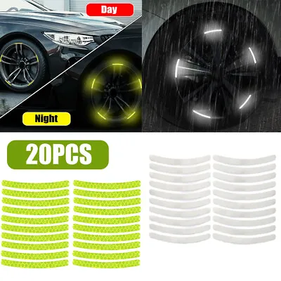 20pcs Reflective Sticker Car Motor Wheel Hub Rim Stripe Tape Decal Accessories. • $5.69