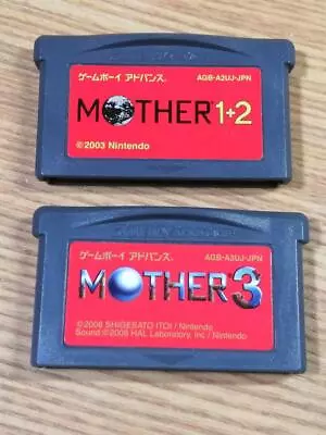 Mother 1+2 3 Nintendo Gameboy Advance GBA Japanese Edition Genuine Cartridge • $57.69